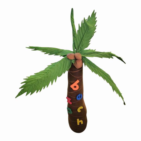 Lakeshore Chicka Chicka Boom Boom 20" Soft Sewn Activity Tree MISSING LETTERS - Picture 1 of 7